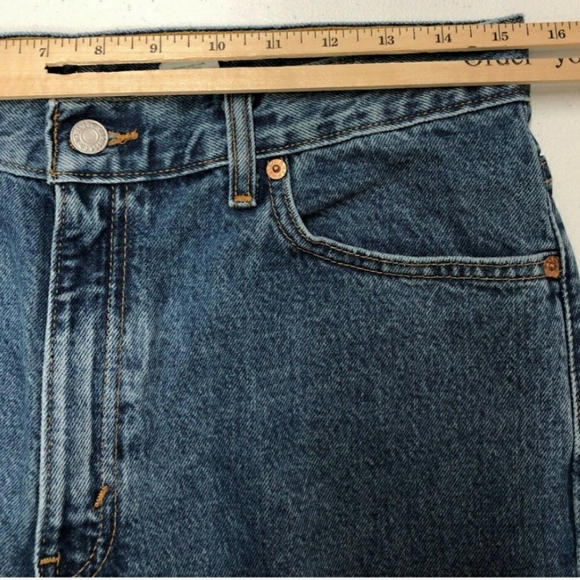 Levis 512 Jeans Womens 14S Blue Slim Fit Tapered Leg High Rise Denim Waist 31 - Picture 7 of 9